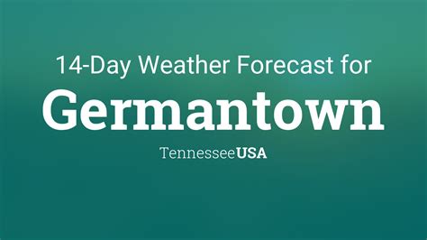 Germantown, Tennessee, USA 14 day weather forecast