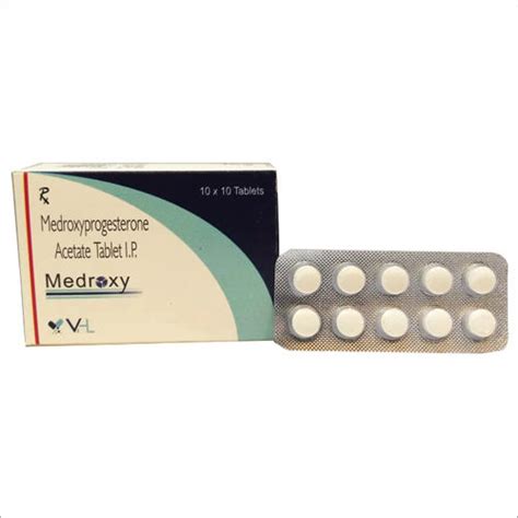 Medroxyprogesterone Acetate Tablets IP Manufacturer, Delhi