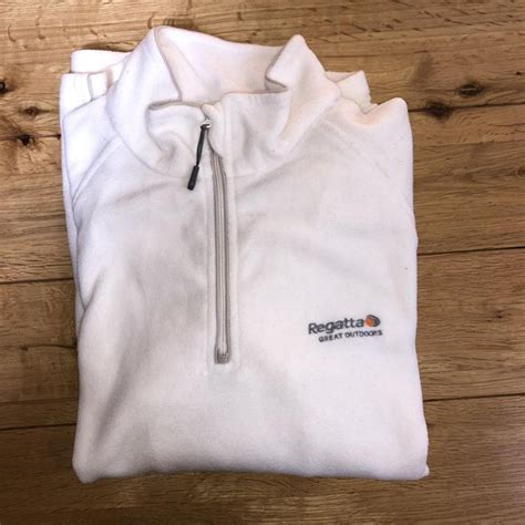 White Regatta Fleece. Women’s size 14, L/XL.... - Depop