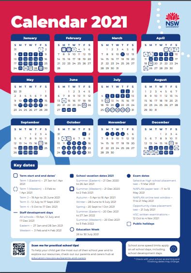 2021 school calendar - Ryde Public School