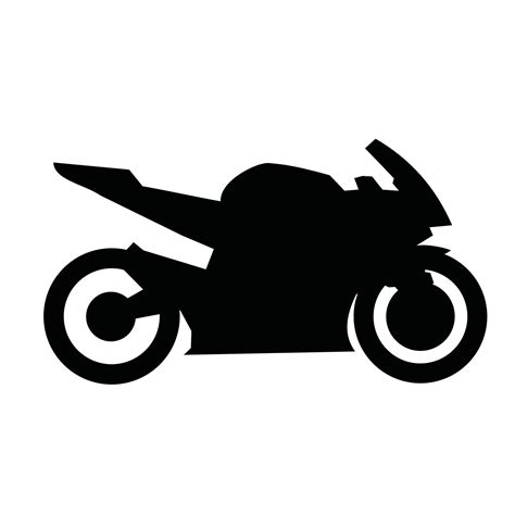 motorbike silhouette side view 6476242 Vector Art at Vecteezy