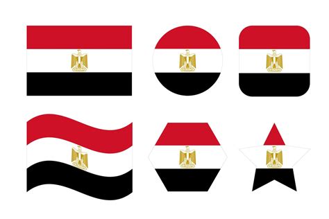 Egypt flag simple illustration for independence day or election 5132850 ...