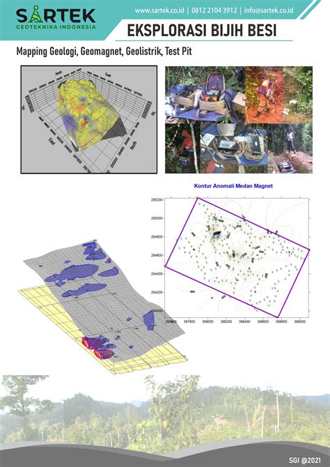 Eksplorasi Bijih Besi - PT. Sartek Geoteknika Indonesia