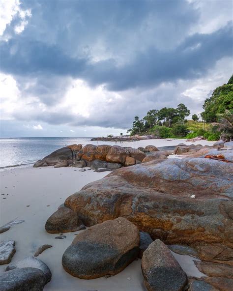 Panorama Beach and Rock Formation Photos at Berhala Island Kepulauan ...