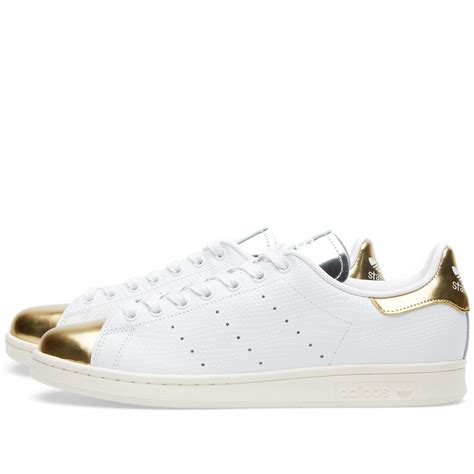 Adidas Stan Smith White & Gold Metallic | END. (US)