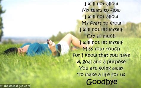 Goodbye poems for boyfriend – WishesMessages.com