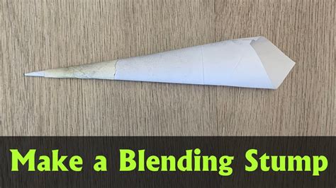 How to Make a Blending Stump - Drawing for Beginners Course Lesson 16 ...