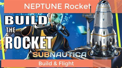 Subnautica Launching the Neptune Rocket | subnautica tutorial - YouTube