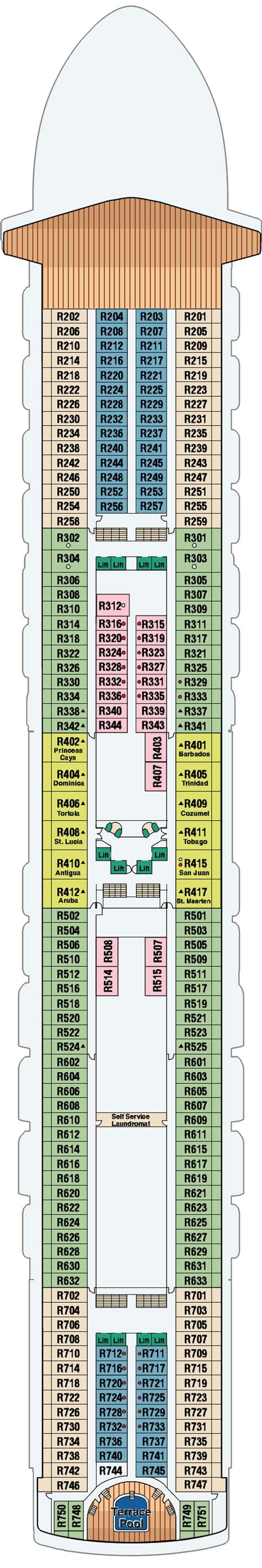 Ruby Princess Floor Plan - floorplans.click