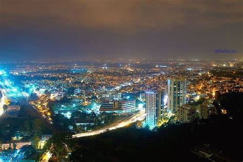 The City of Bangalore dazzles from the top.... #night #longexposure # ...