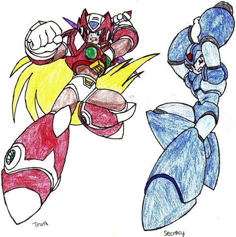 Megaman X and Zero by ShuyinK on DeviantArt