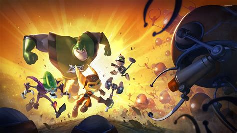 Characters in Ratchet & Clank: All 4 One wallpaper - Game wallpapers ...