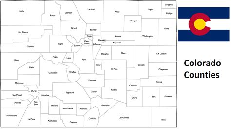 Colorado Counties. List Alphabetically (and by Population) – Countryaah.com