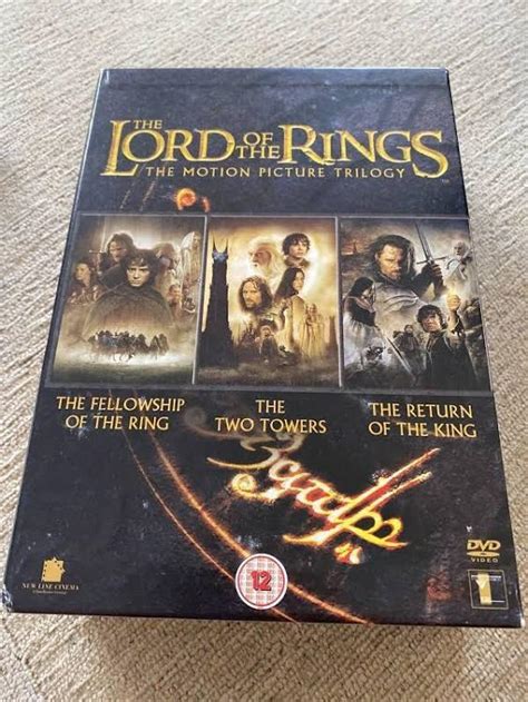 Lord of the Rings DVD boxset, Hobbies & Toys, Music & Media, CDs & DVDs ...