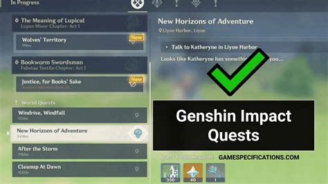 All Genshin Impact Quests List Along With Their Accurate Locations ...