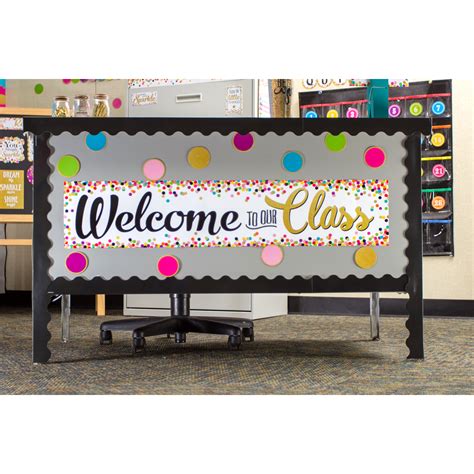 Confetti Welcome to Our Class Banner - TCR3606 | Teacher Created Resources