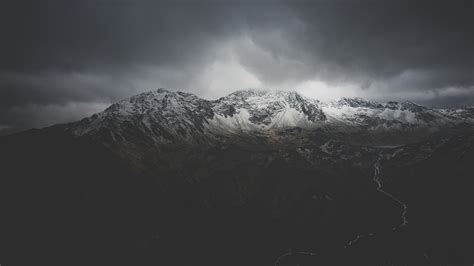 Gray mountain, landscape HD wallpaper | Wallpaper Flare