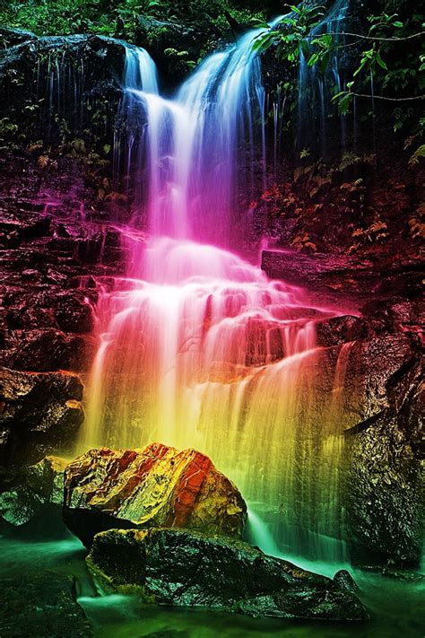 Get Rainbow Waterfall Wallpaper Hd For Free