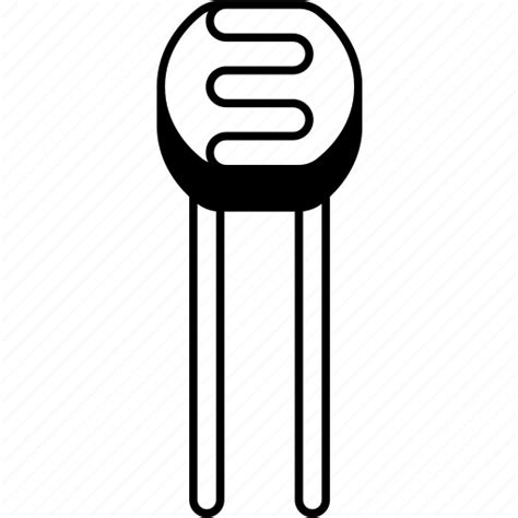 Ldr, sensor, resistor, circuit, component icon - Download on Iconfinder