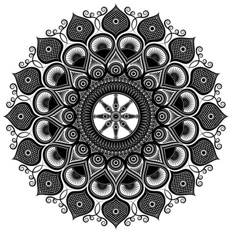 Mandala Designs, dharmachakra mandala with the wheel of dharma in...