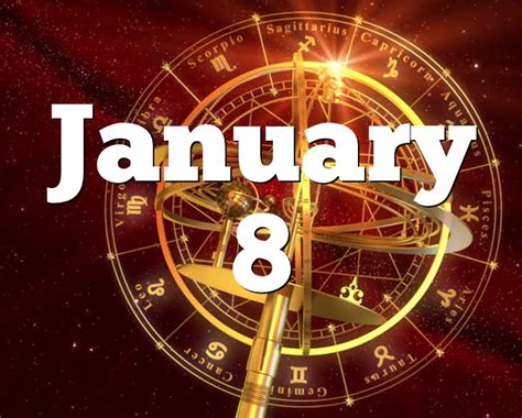 January 8 Birthday horoscope - zodiac sign for January 8th