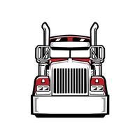 Semi Truck Front Clip Art