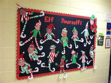 Christmas Bulletin board | Fun christmas decorations, Holiday crafts ...