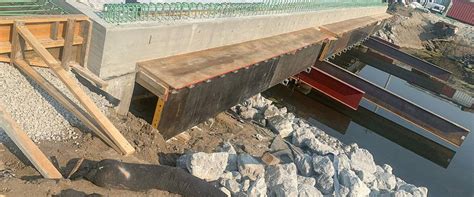 Construction of Deck Slab Bridge with EFCO Steel GIrder