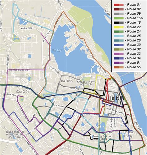 Map of bus routes for data collection. | Download Scientific Diagram