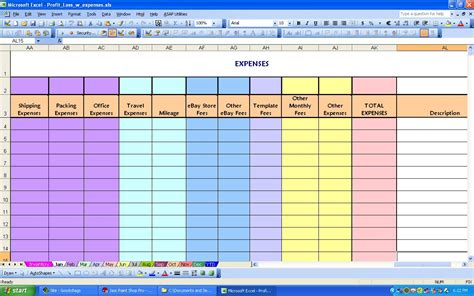 Monthly Household Expenses Spreadsheet inside Monthly Bill Calendar ...