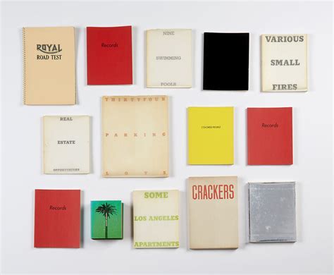 Ed Ruscha | Selected Books (1966-1972) | Artsy