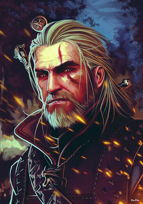 Wallpaper : white hair, The Witcher, The White Wolf, The Witcher 3 Wild ...