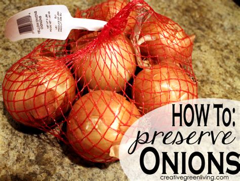 How to Preserve Onions in Your Freezer - Creative Green Living