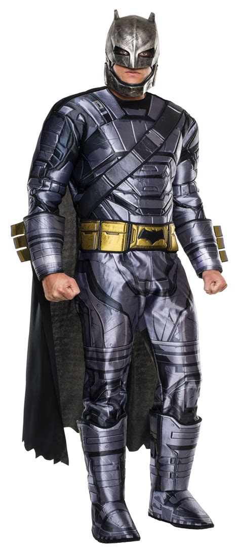 Batman v Superman: Dawn of Justice - Mens Deluxe Armored Batman Costume ...