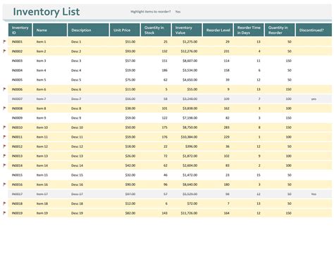 Asset Inventory Spreadsheet intended for Equipment Inventory List — db ...