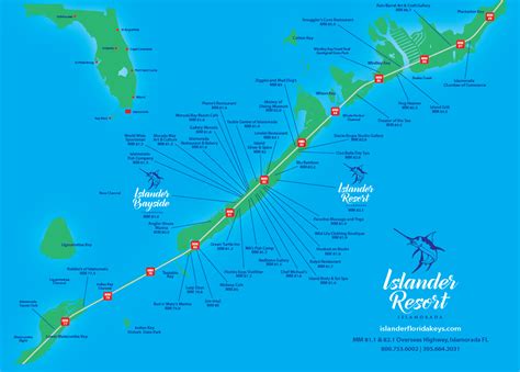 Islander Resort, Islamorada, Florida Keys Map | Florida keys map ...