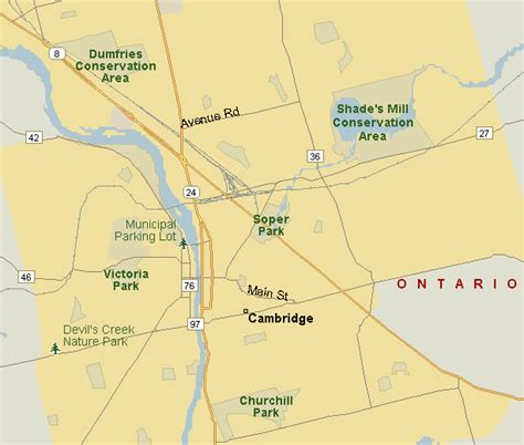 Cambridge Map (Region), Ontario - Listings Canada