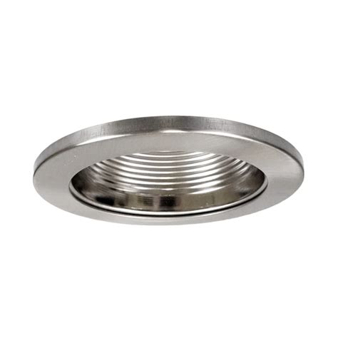 Nicor Lighting 19501X 3-in Nickel Baffle Recessed Light Trim 19501NK at ...