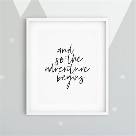 The Adventure Begins - Etsy