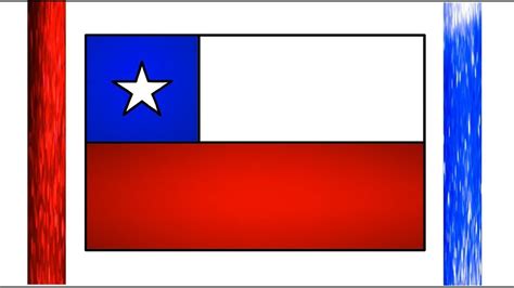 How to Draw Chile flag | The National flag of Chilean | Drawing for ...