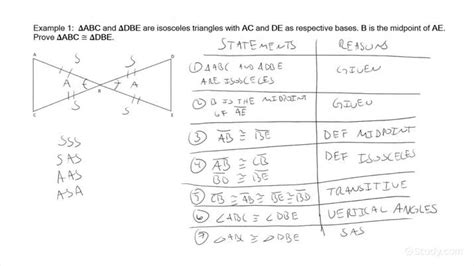 How to do Proofs of Theorems Involving Isosceles Triangles | Geometry ...