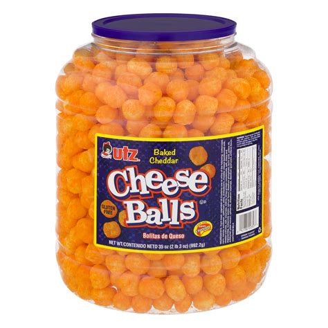 Utz Cheese Balls 35 oz Barrel – BrickSeek