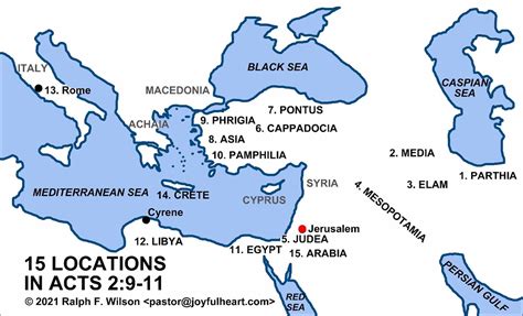 Maps for Studying Acts 1-12. The Early Church: Acts 1-12, by Dr. Ralph ...