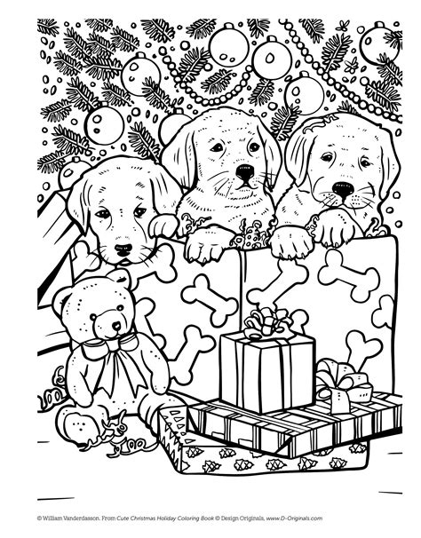 ️Cute Christmas Animals Coloring Pages Free Download| Goodimg.co