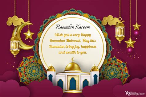 Ramadan Kareem Wishes Card Images Free Download in 2021 | Ramadan ...