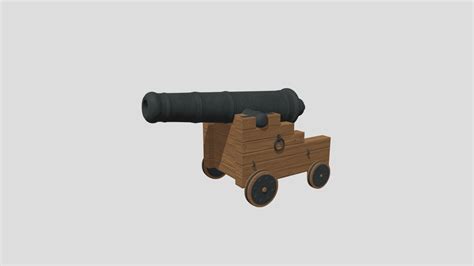 Pirate Cannon - Buy Royalty Free 3D model by Ed+ (@EDplus) [1411663 ...