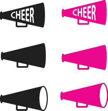 Cheer Megaphone Silhouette