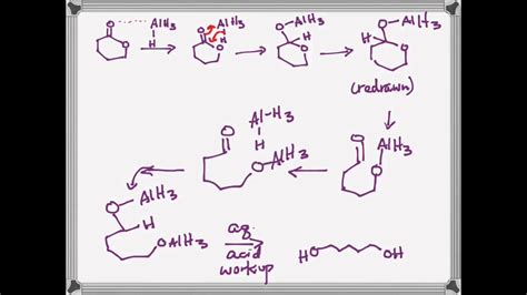 lactone reduction mechanism - YouTube