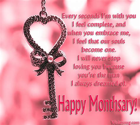 Happy Monthsary Message For Boyfriend - WishesMsg