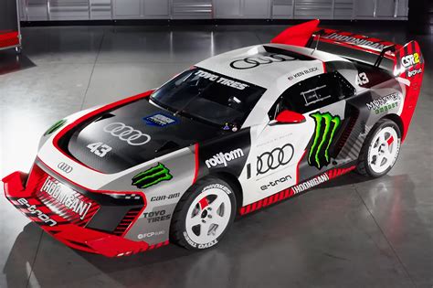 Ken Block's Hoonitron, the Audi S1 e-tron quattro is ready for battle.